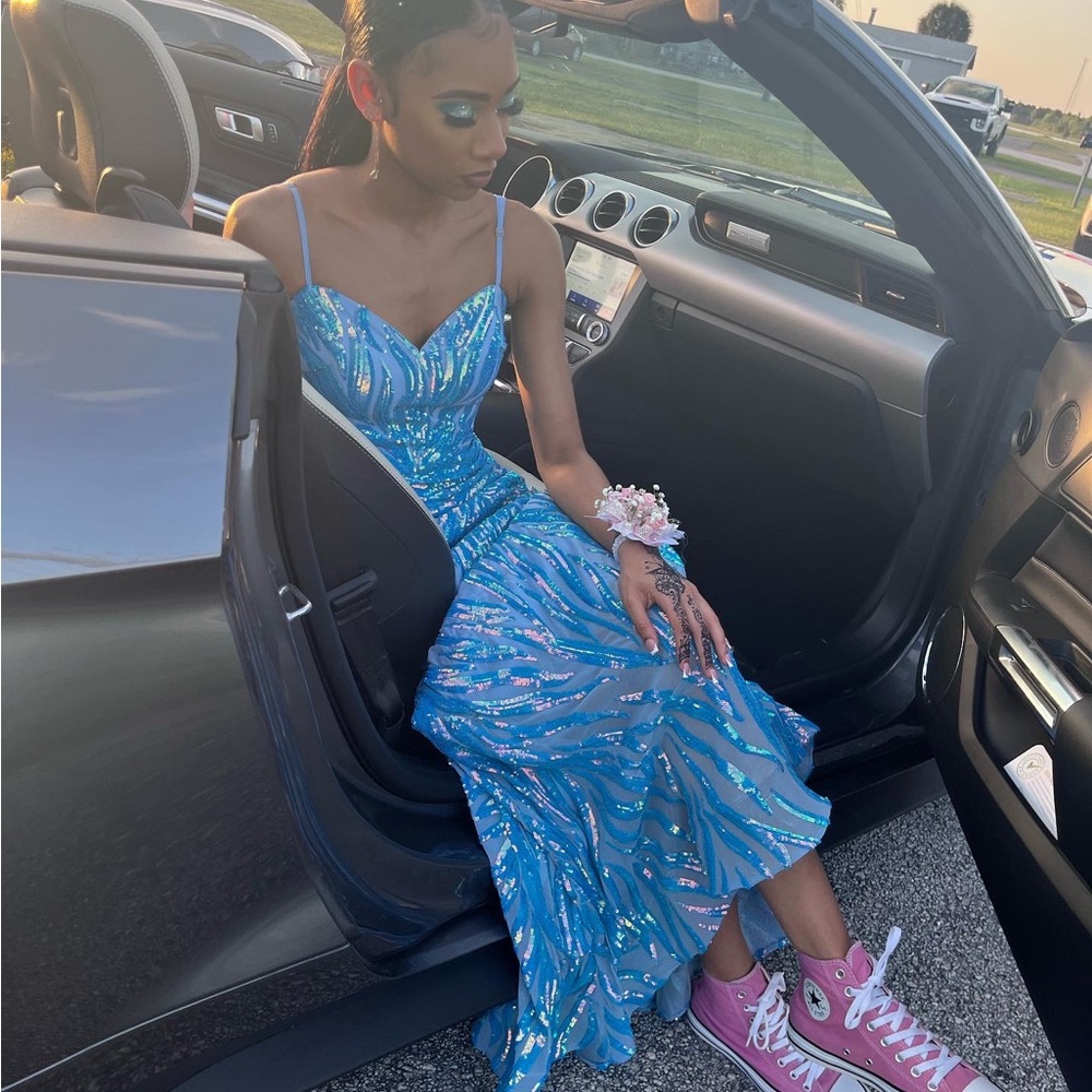 Iridescent dress